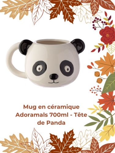 Mug en céramique Adoramals 700ml - Tête de Panda